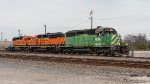 Ex-BN SD40-2 Works Somerville Yard